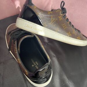 Louis Vuitton Monogram Brown and Black Sneakers